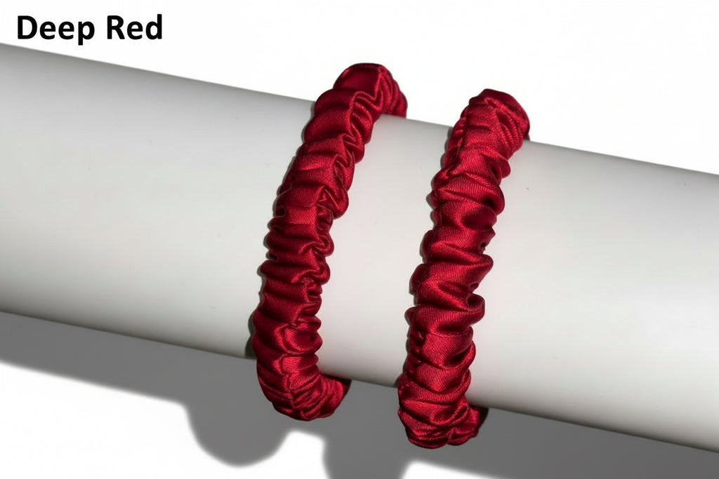 Pure Mulberry Silk Scrunchie (Pack of 4)